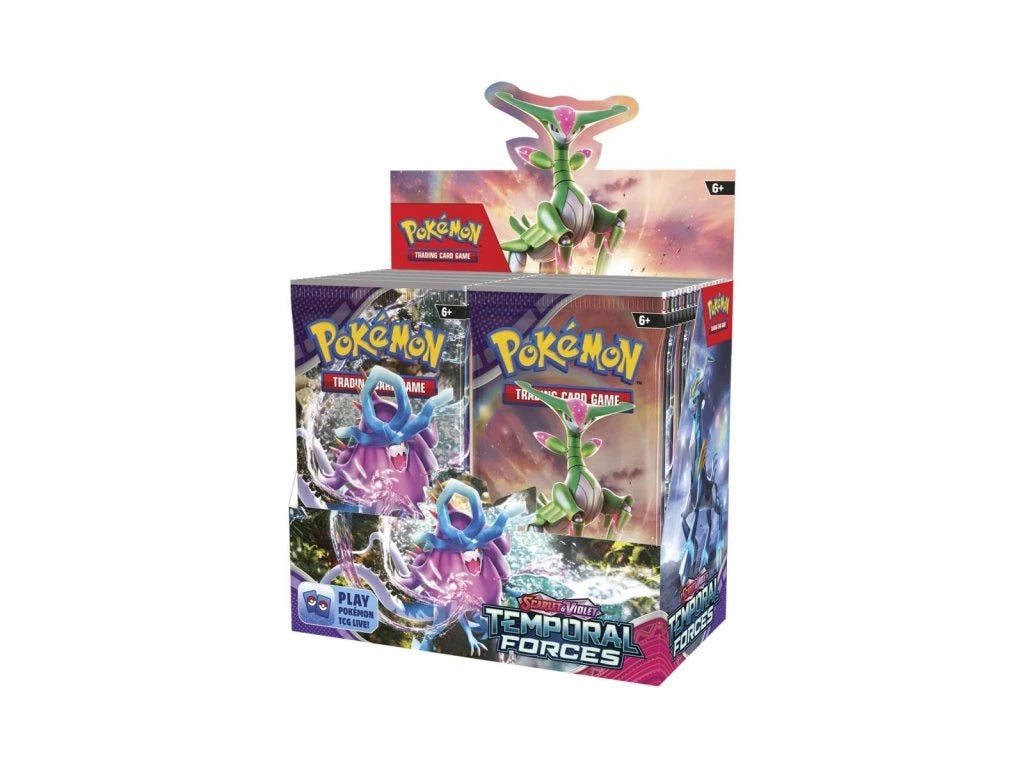 Pokémon TCG: Scarlet &amp; Violet – Temporal Forces Booster Display Box (36 csomag) 188-86639