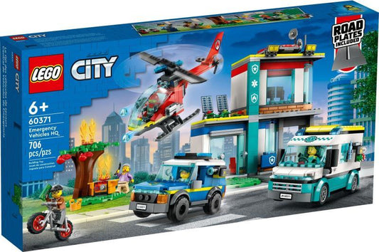 LEGO® City - Mentő járművek központja (60371)