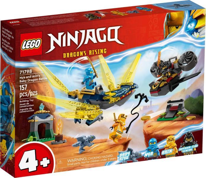 LEGO® NINJAGO® - Nya és Arin csatája a kis sárkány ellen (71798)