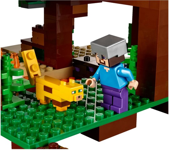 LEGO® Minecraft® - Lombház a dzsungelben (21125)