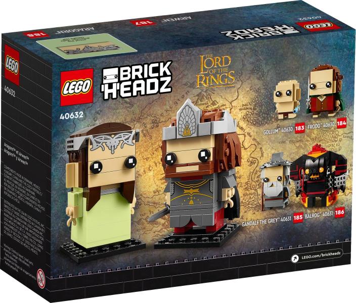 LEGO® BrickHeadz - A Gyűrűk Ura - Aragorn és Arwen (40632)