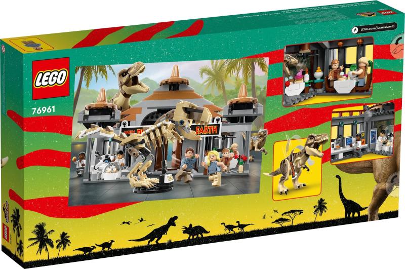 LEGO® Jurassic World - Látogatóközpont T-Rex és raptortámadás (76961)