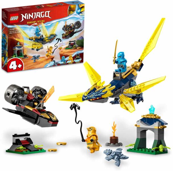 LEGO® NINJAGO® - Nya és Arin csatája a kis sárkány ellen (71798)