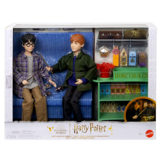 Mattel Harry Potter és Ron Weasley figura Roxfort vonaton Wizarding world (HND79)