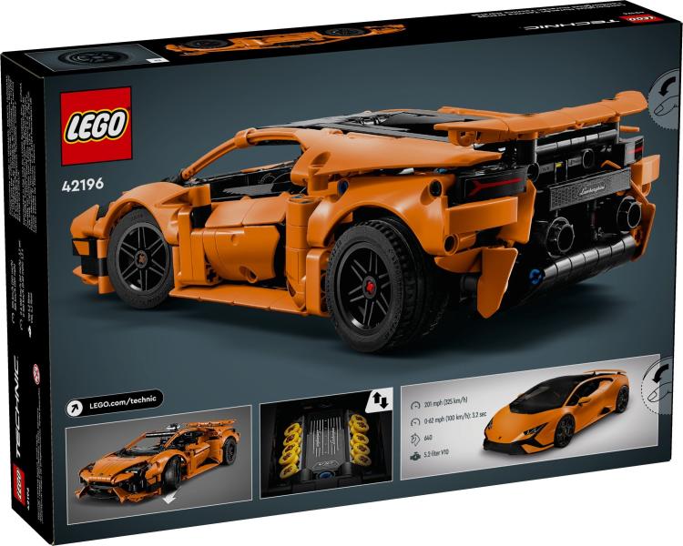 LEGO® Technic - Lamborghini Huracán Tecnica narancssárga (42196)