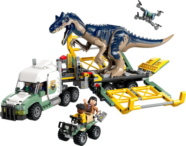 LEGO® Jurassic World - Dinóküldetések: Allosaurust szállító kamion (76966)