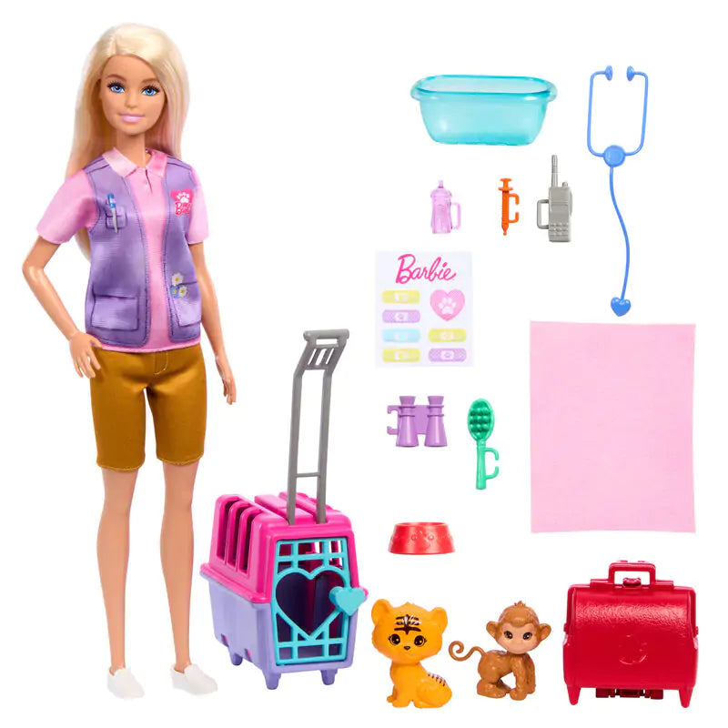 Mattel Barbie vadállatmentő játékszett (HRG50)