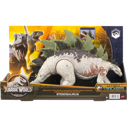 MATTEL Jurassic World Gigantic Trackers Stegosaurus dinoszaurusz figura (HLP24)