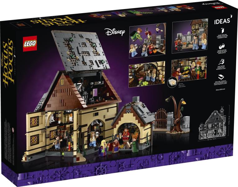 LEGO® Ideas - Disney™ Hókusz pókusz - A Sanderson nővérek háza (21341)