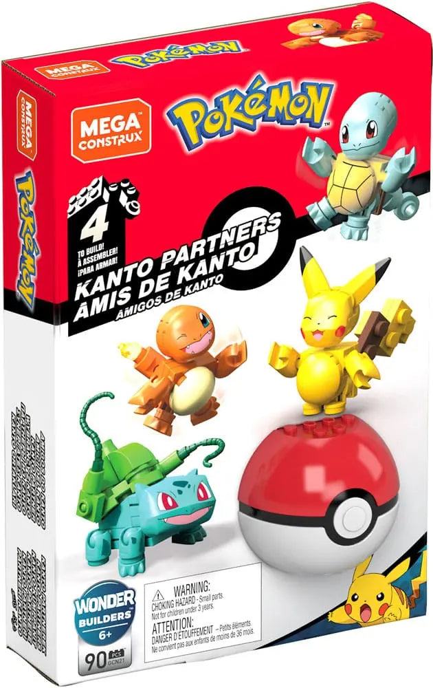 Mattel Pokemon Mega Construx Kanto Partners építőkészlet (GCN21)