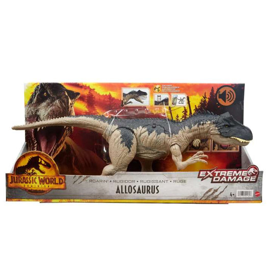 Mattel Jurassic World Extreme Damage - Allosaurus figura (HFK06)