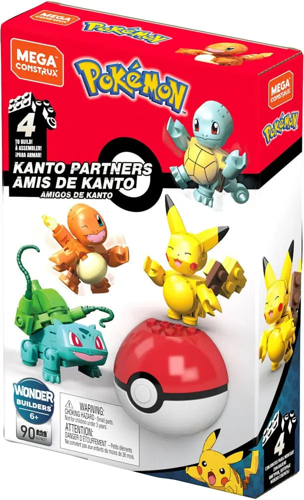 Mattel Pokemon Mega Construx Kanto Partners építőkészlet (GCN21)