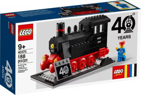 LEGO®  Gőzmozdony - 40 éves jubileumi vonatkészlet (40370)