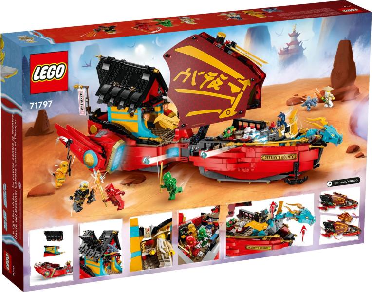 LEGO® NINJAGO® - A Sors Adománya hajó versenyfutás az idővel (71797)