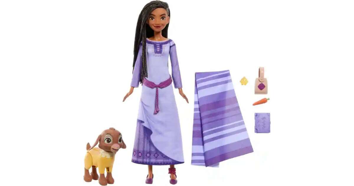 Mattel Disney Kívánság: Asha és Valentino kecske barátja (HPX25)