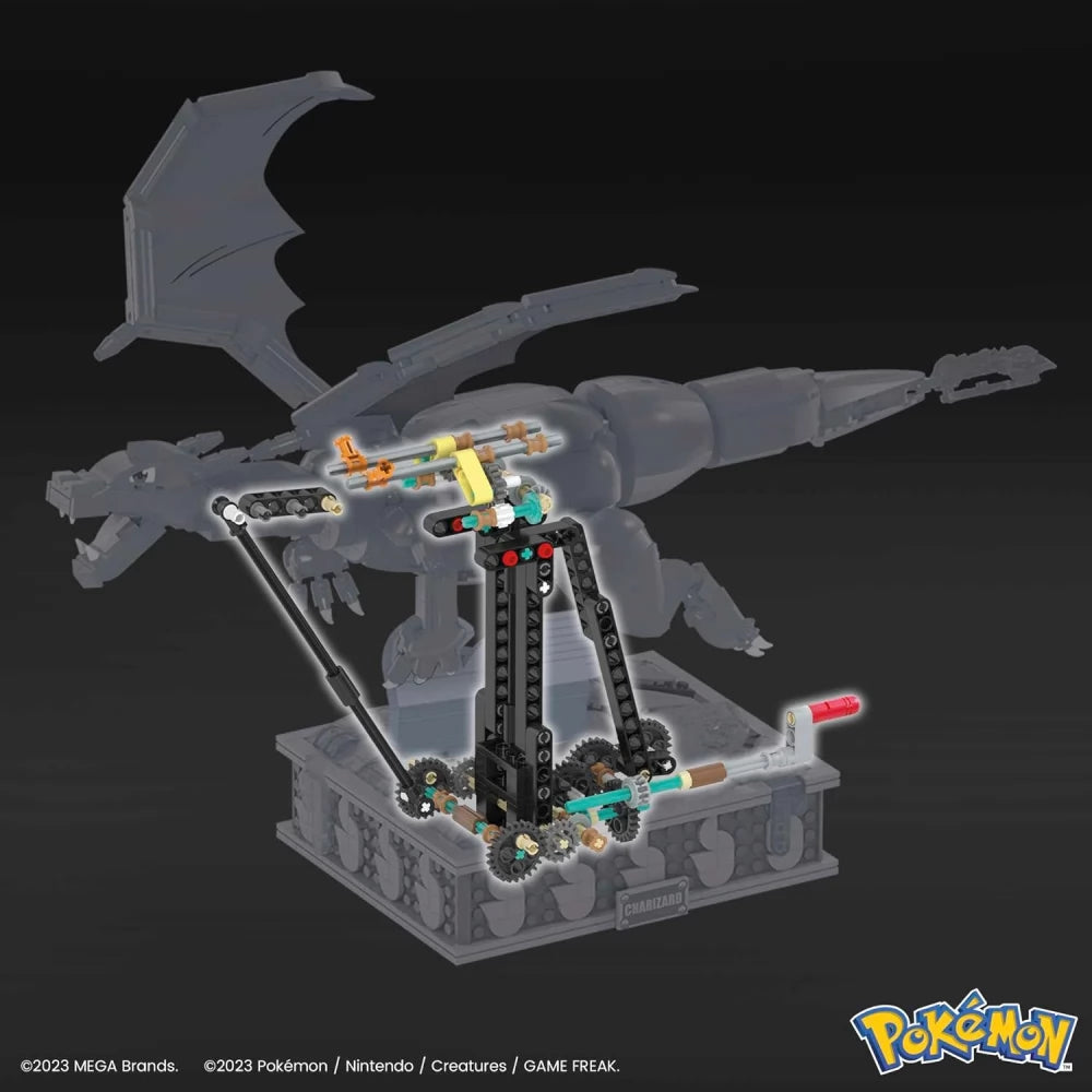 Mattel Mega Pokemon Motion Charizard 1663 darabos építő készlet (HMW05)