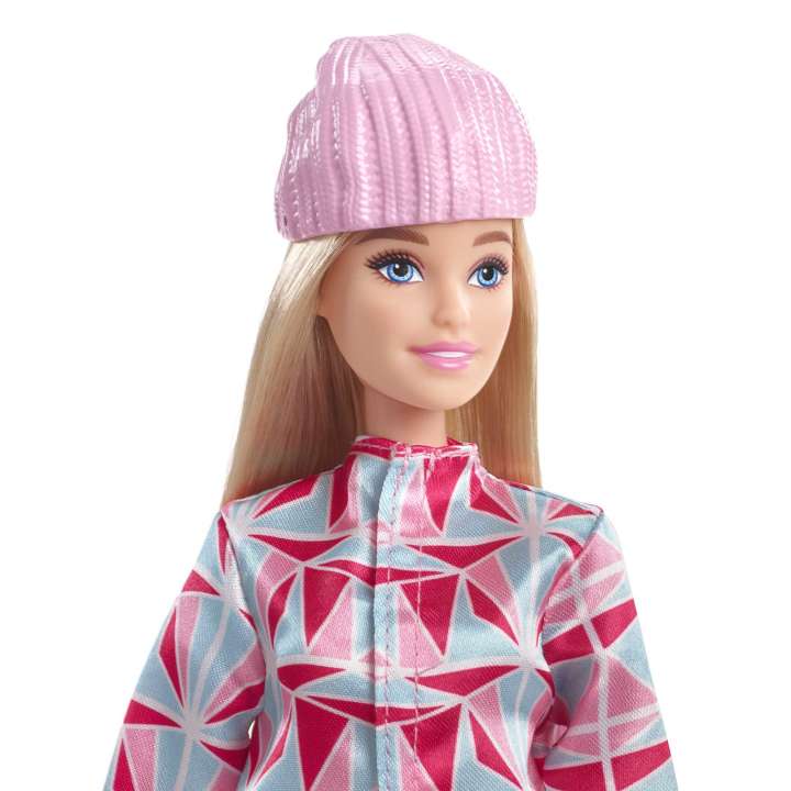 Mattel Snowboard-os Barbie baba (HCN32)