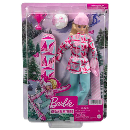 Mattel Snowboard-os Barbie baba (HCN32)