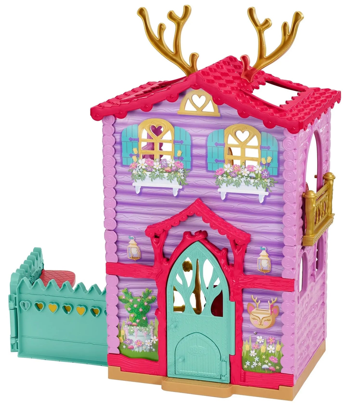 Mattel Enchatimals Danessa Deer baba házzal játékkészlet (GYJ18)