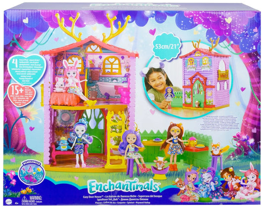 Mattel Enchatimals Danessa Deer baba házzal játékkészlet (GYJ18)