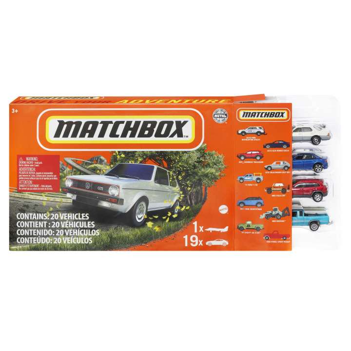 Mattel Matchbox autó készlet fém modell (1:64) - 20 darabos (FGM48)