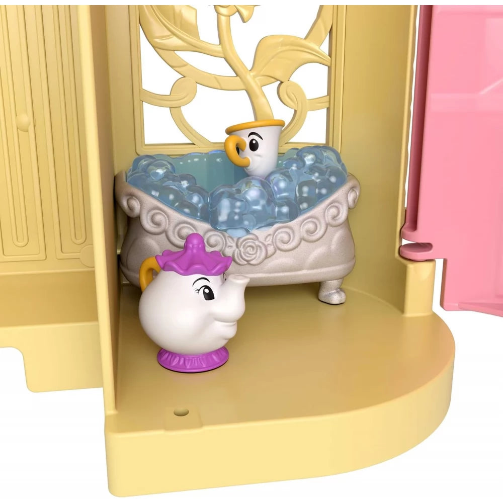 MATTEL Storytime Stackers Disney hercegnők - Szépség és a szörnyeteg Bella kastély készlet (HLW094)