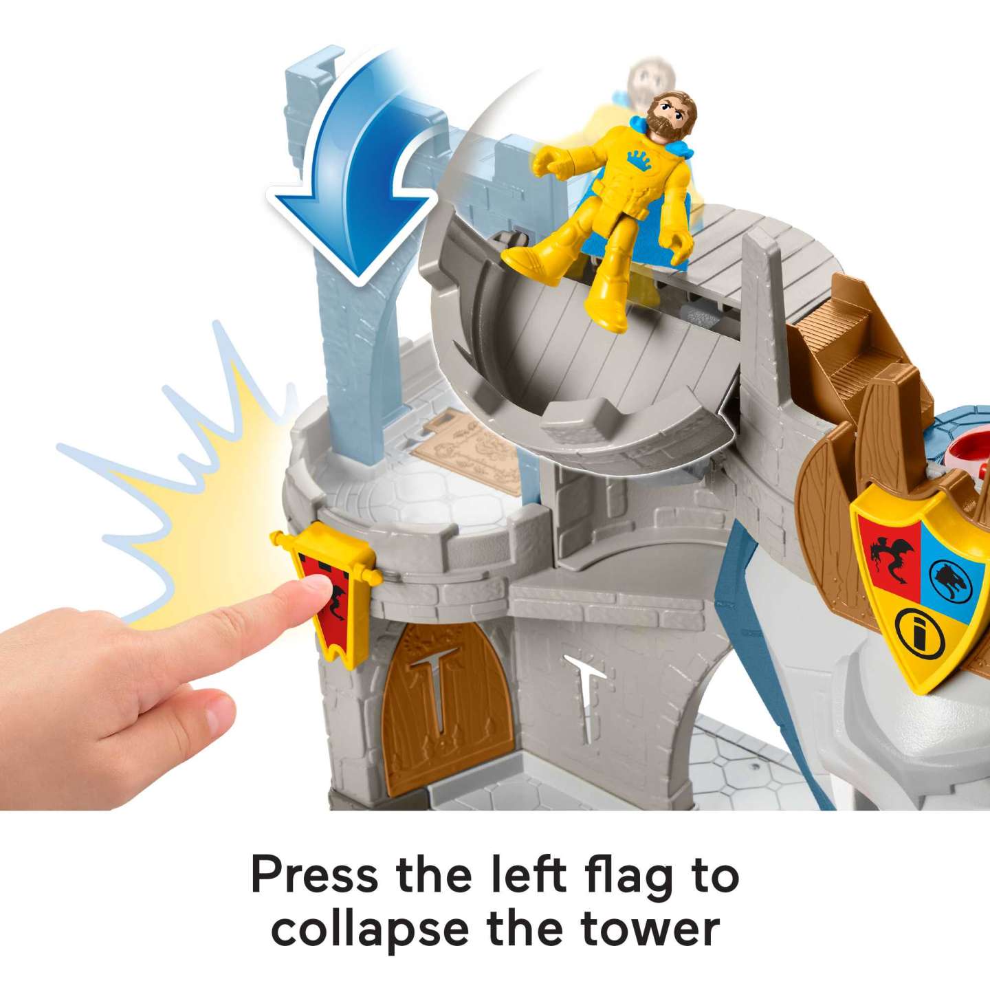 Mattel Imaginext Knight Lion kastély készlet (HCG45)