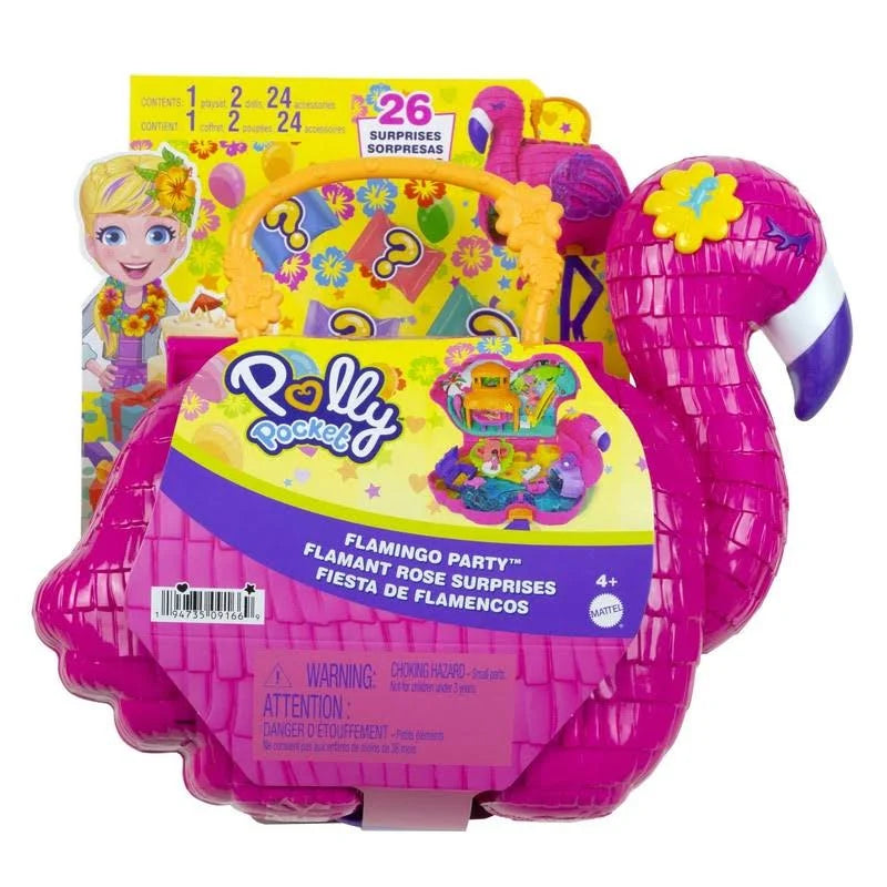 Mattel Polly Pocket flamingó bőrönd (HJN76)