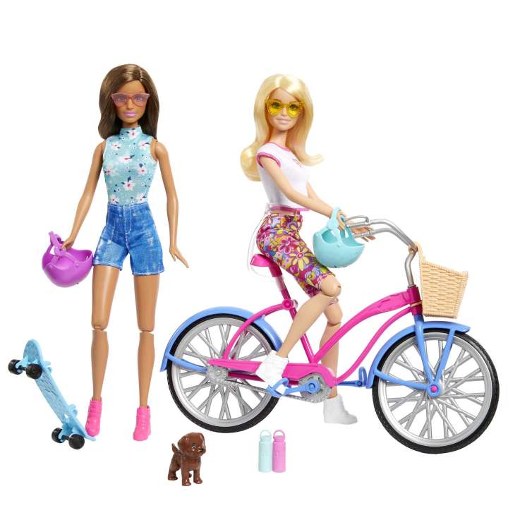 Mattel Barbie szett két babával és kiskutyával (HJY84)