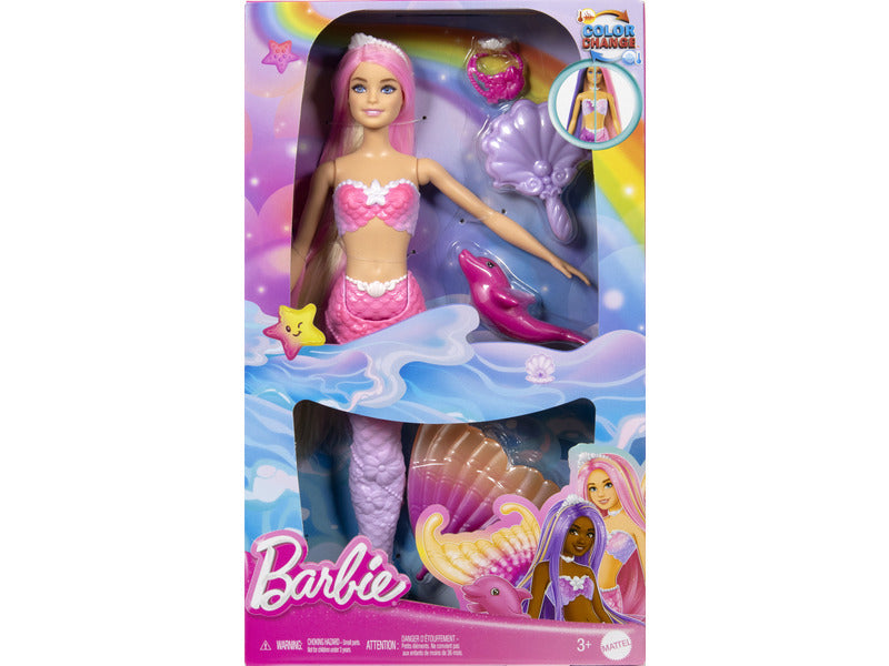 Mattel Barbie Színváltó sellő baba - Malibu (HRP97)