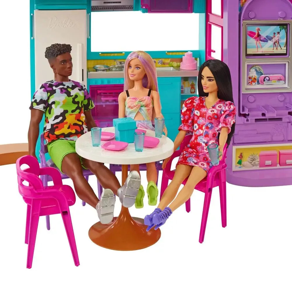 Mattel Barbie nyitható Malibu tengerparti álomház (HCD50)