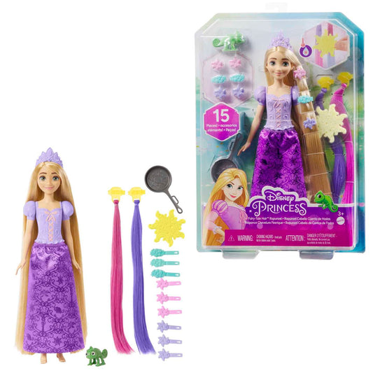 Mattel Disney hercegnők - Aranyhaj hajvarázs baba (HLW18)