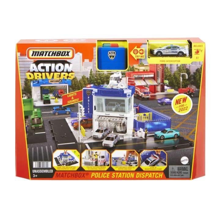 Mattel Matchbox™ Action Drivers™ Rendőrkapitányság Központ (HHW22)