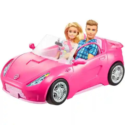 Mattel Barbie és Ken babák ruhásszekrénnyel és kabrióval (GVK05)