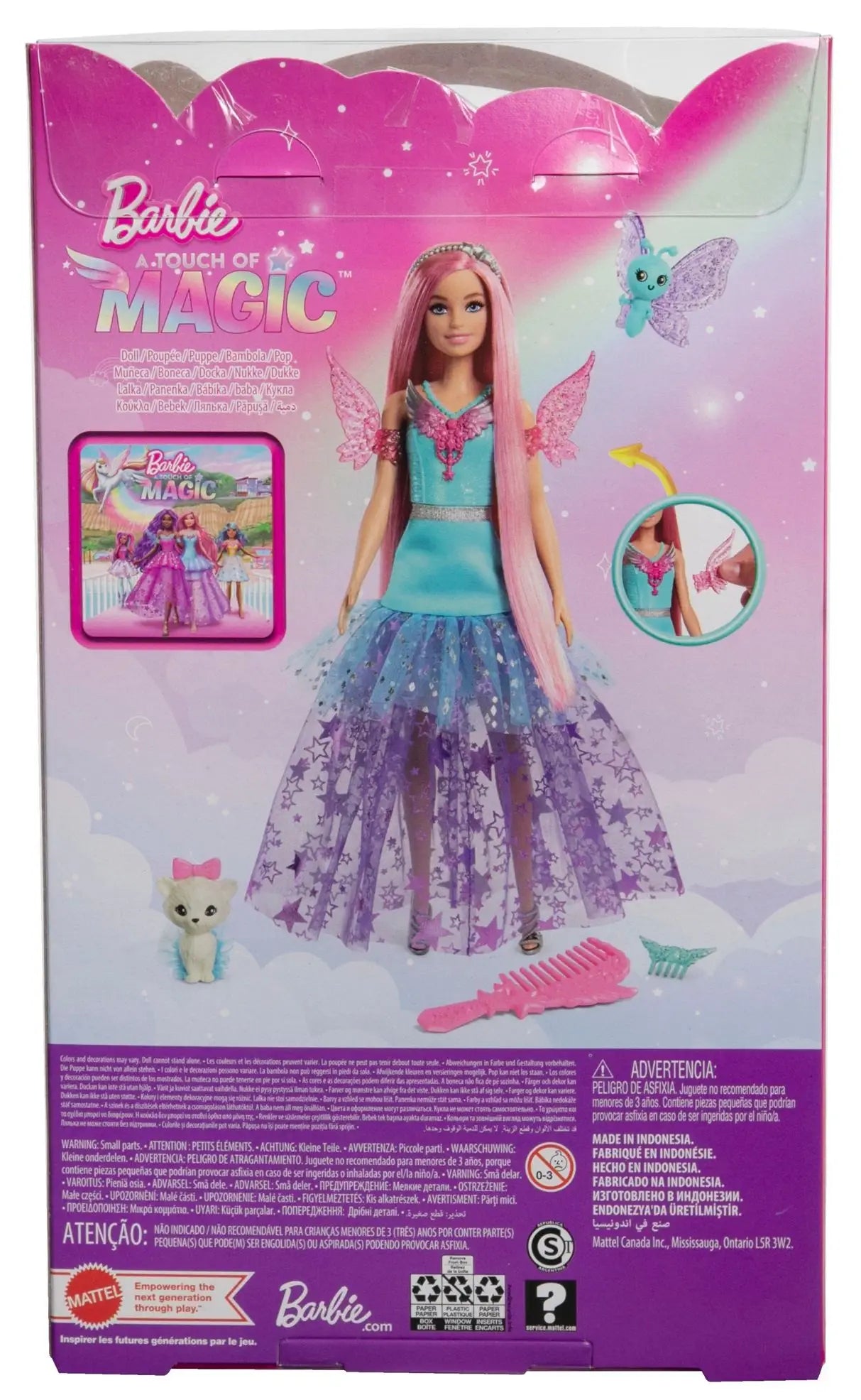 Mattel Barbie A Touch of Magic Doll Malibu baba (JCW48)