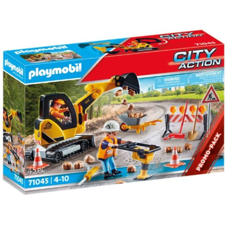 Playmobil - City Action Építkezés markolóval (71045)