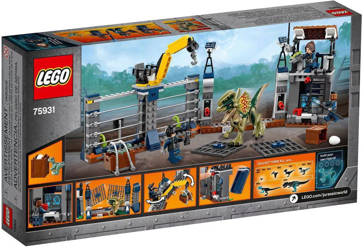 LEGO® Jurrasic World Dilophosaurus támadás az előörs ellen (75931)