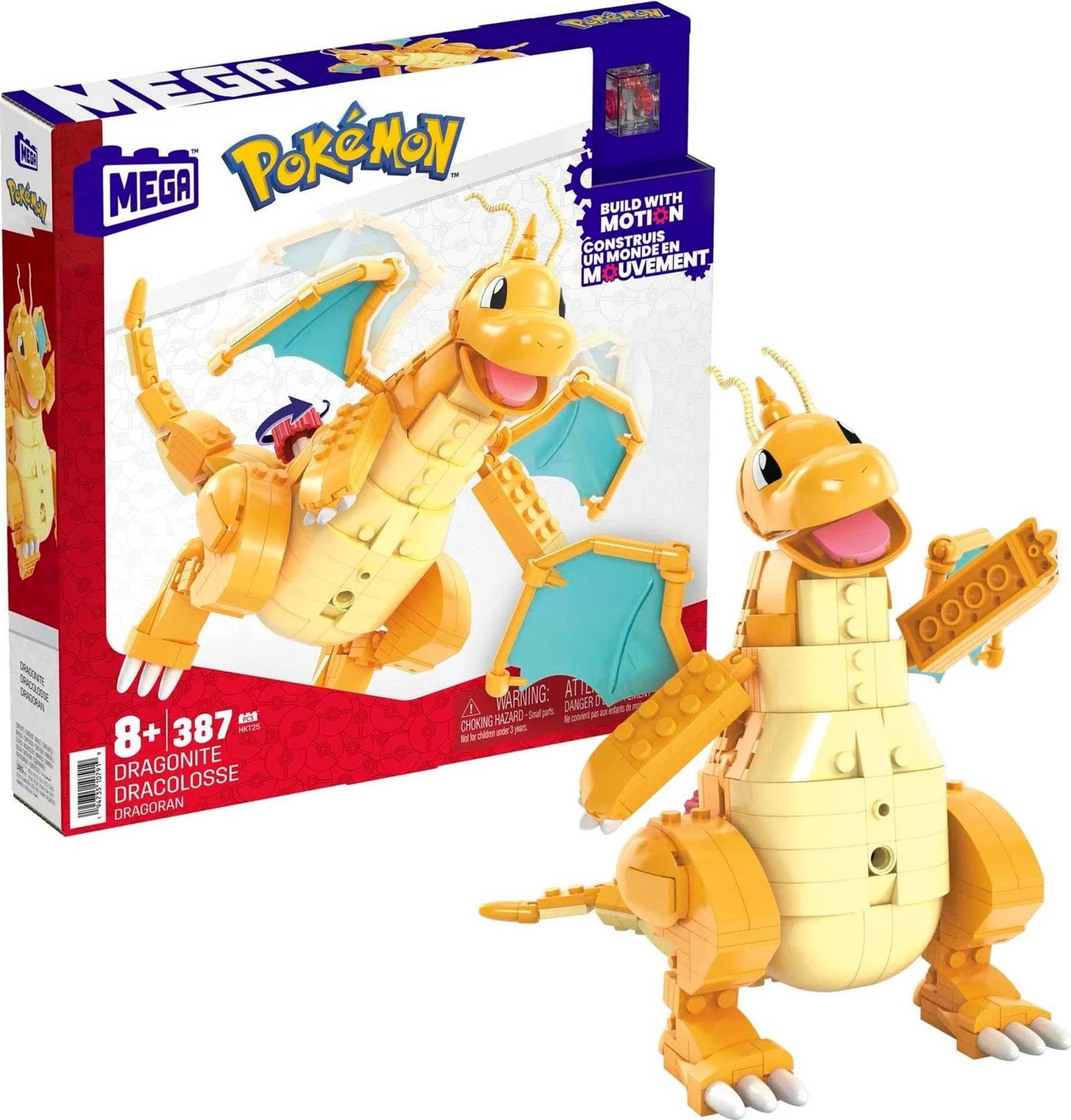 Mattel Mega Pokémon Dragonite építőkészlet (HKT25)