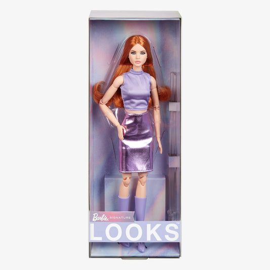 Mattel Barbie Looks No. 20 Collectible Baba vörös hajjal (HRM12)