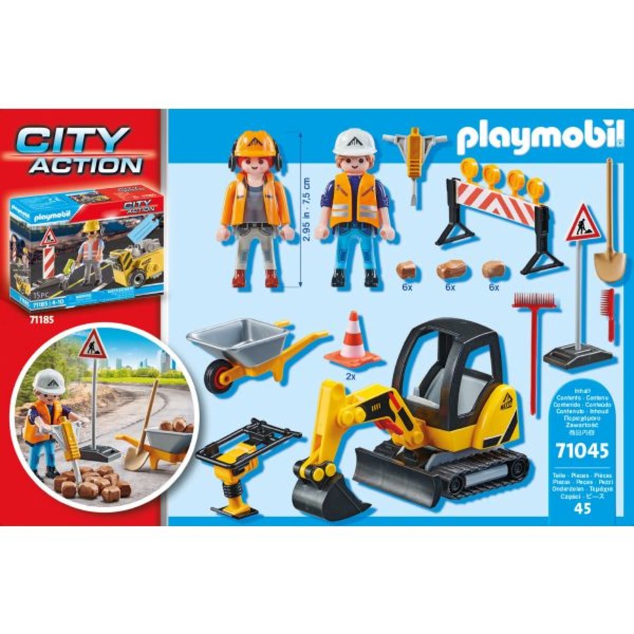 Playmobil - City Action Építkezés markolóval (71045)