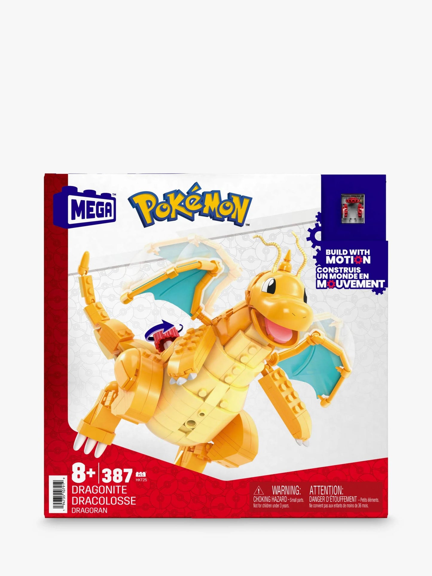 Mattel Mega Pokémon Dragonite építőkészlet (HKT25)