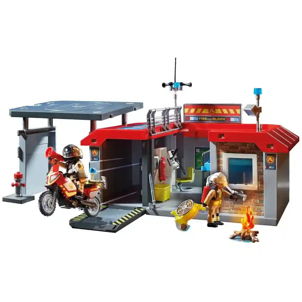 Playmobil - City Action Hordozható tűzoltóság (71193)