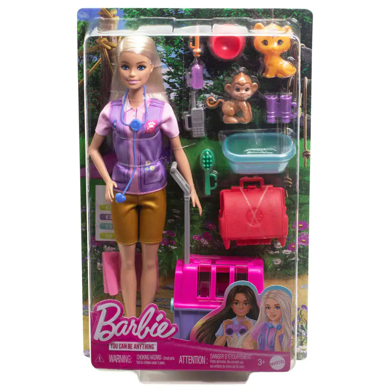 Mattel Barbie vadállatmentő játékszett (HRG50)