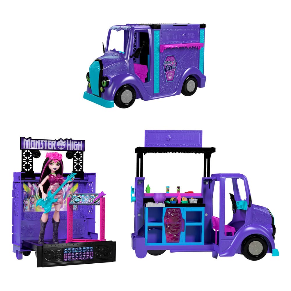 Mattel Monster High Játékkészlet Fangtastic Rockin’ Food Truck (HXH83)