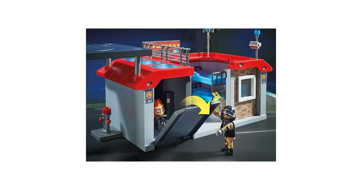 Playmobil - City Action Hordozható tűzoltóság (71193)