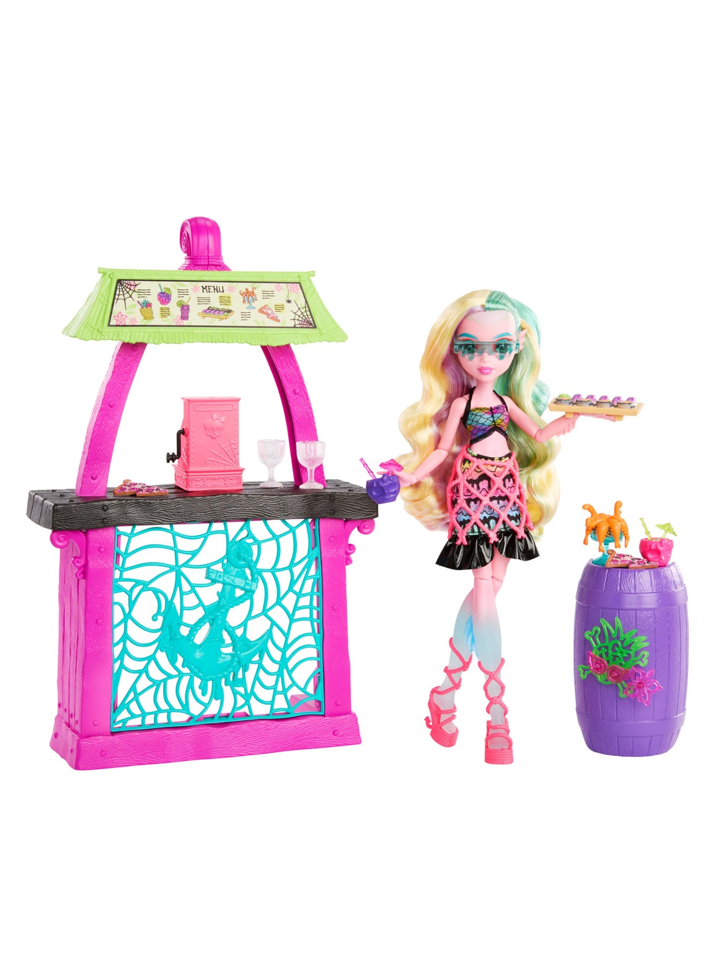 Mattel Monster High Lagoona Blue snack shack játékszett (HRP70)