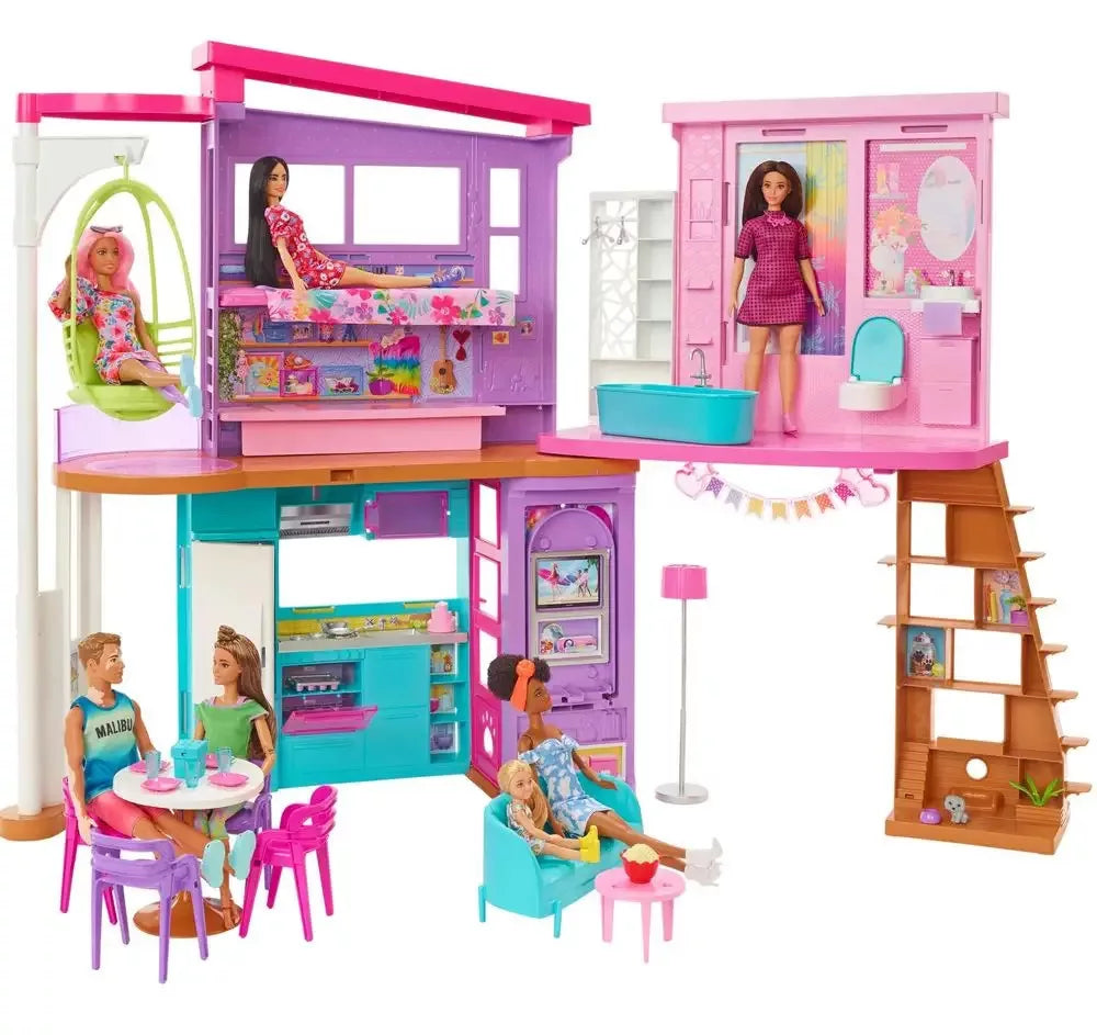 Mattel Barbie nyitható Malibu tengerparti álomház (HCD50)