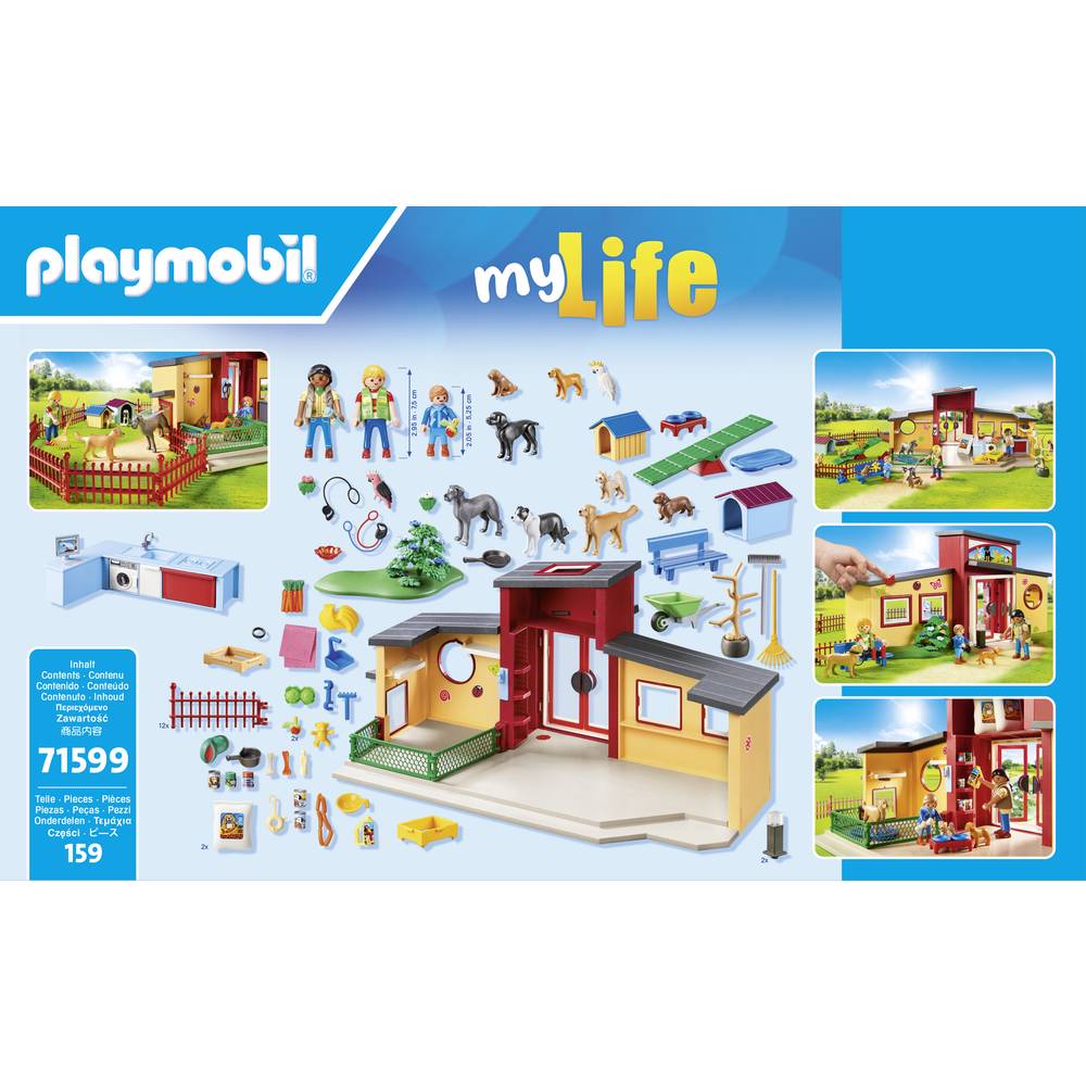 Playmobil - My Life Kisállat Hotel állatgondozó (71599)