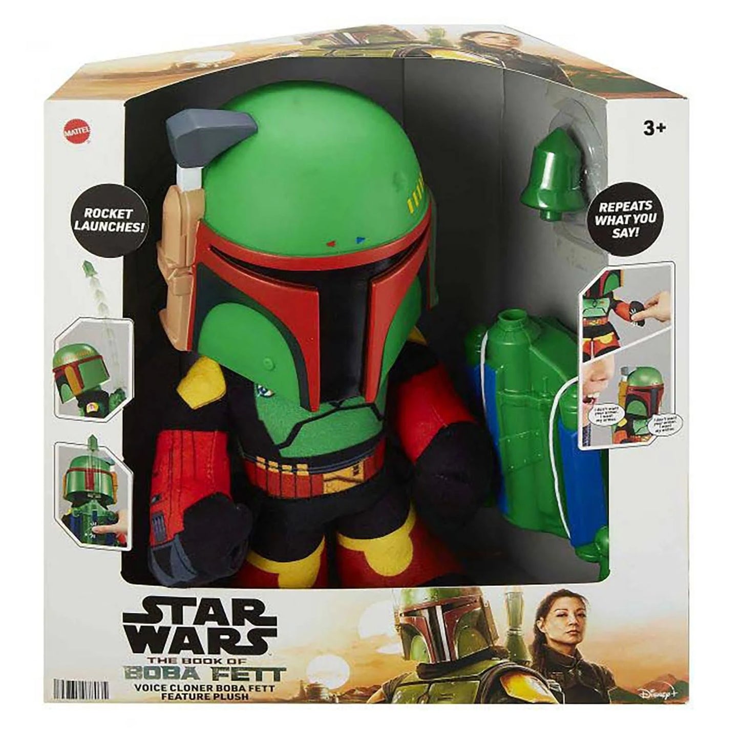 Mattel Star Wars The Book of Boba Fett beszélő plüss figura (HHW55)