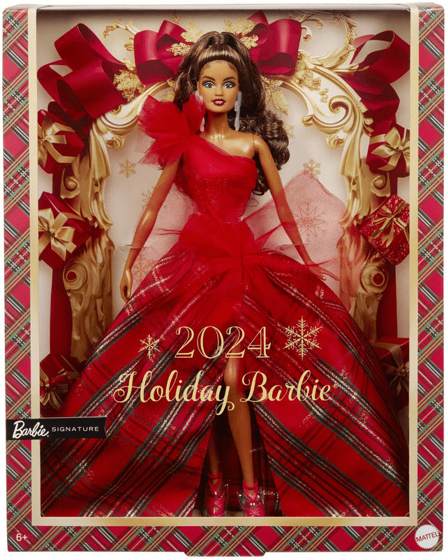 Mattel Barbie Signature Holiday Barbie baba 2024	(HRM63)